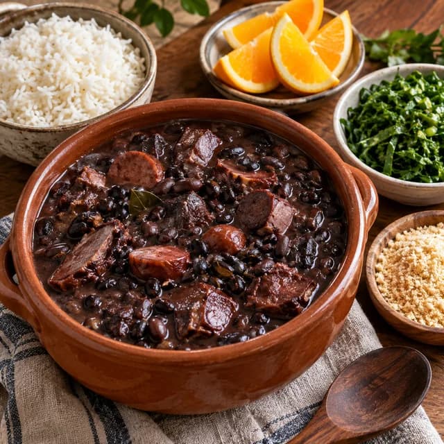 Feijoada, a Brazilian dish