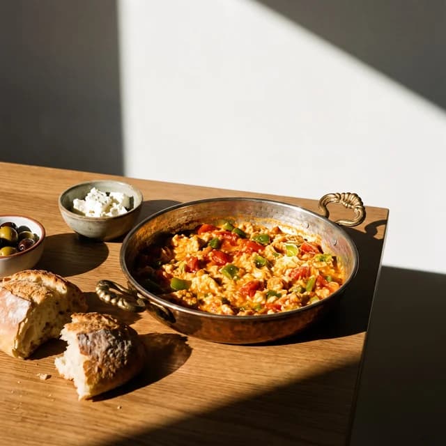 Menemen, a Turkish dish